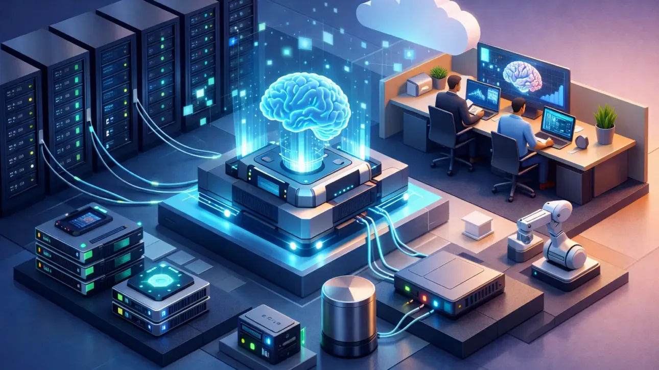 Infraestrutura de IA on premise para empresas