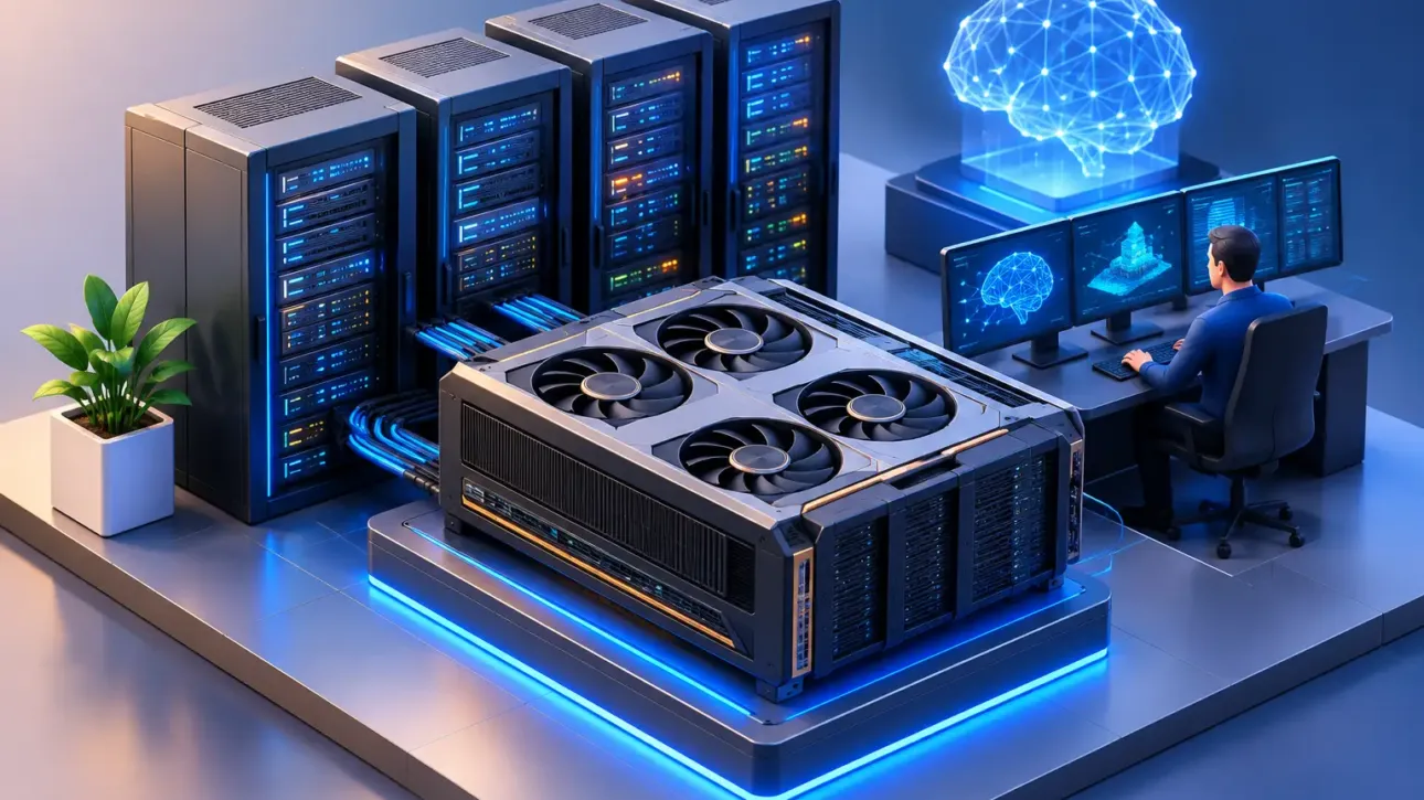 Infraestrutura GPU empresarial para IA crítica